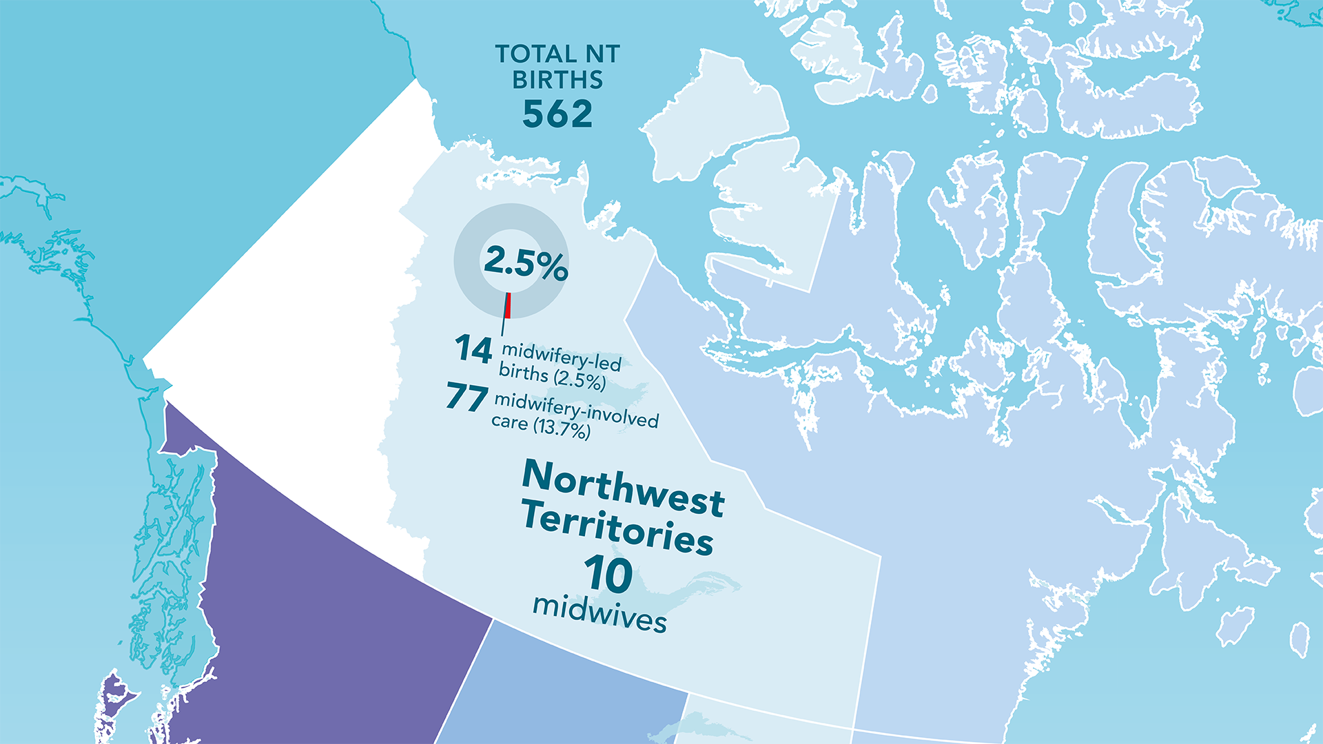 Midwifery Map Northwest Territories
