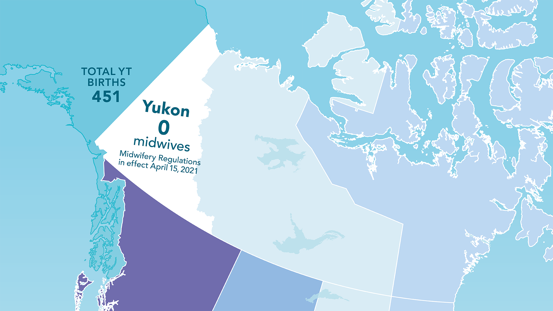 Midwifery Map Yukon