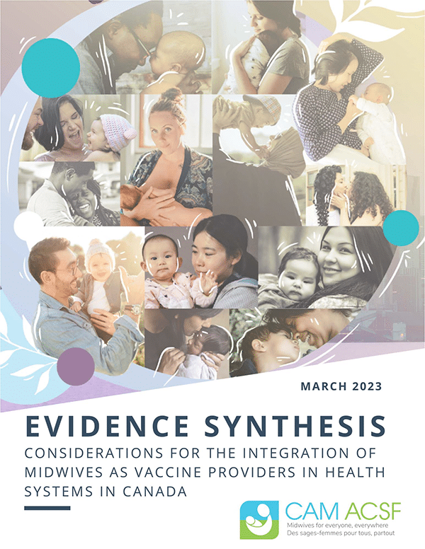 Evidence Synthesis – understanding midwives as vaccine providers in Canada