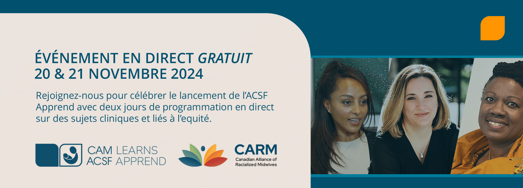 Événement en direct gratuit; 20 & 21 novembre 2024 Rejoignez-nous pour célébrer le lancement de l’ACSF Apprend, deux jours de programmation sur des sujets cliniques et liés à l’equité. Cliquez ici pour plus d'infos